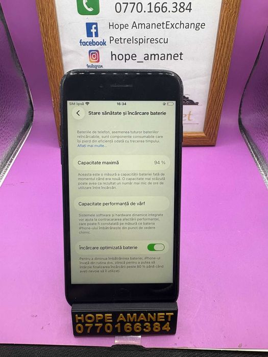 HOPE AMANET P2-Iphone se3 64GB/94 % BAT