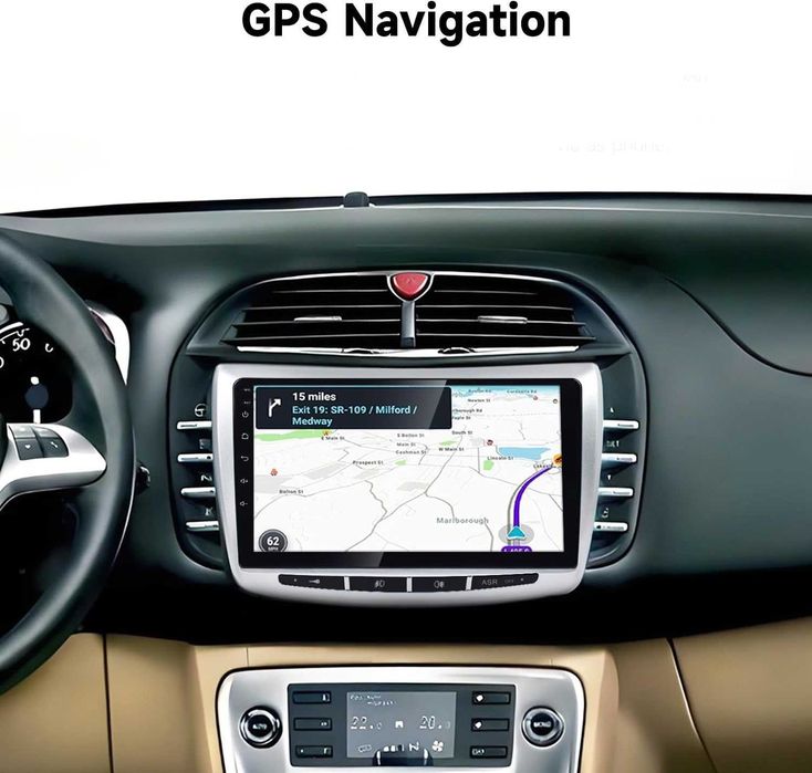 Мултимедия за Lancia Delta, Android, Навигация, Waze, Android Auto, Carplay, Андроид, двоен дин, 2009-2019 година