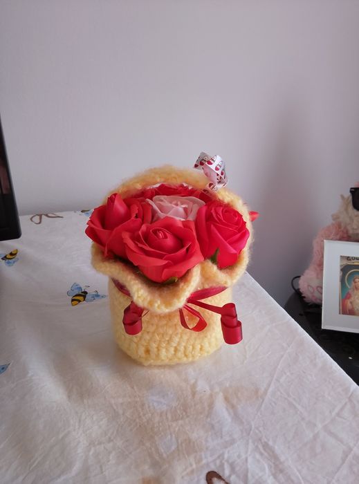 Coșuleț lucrat manual