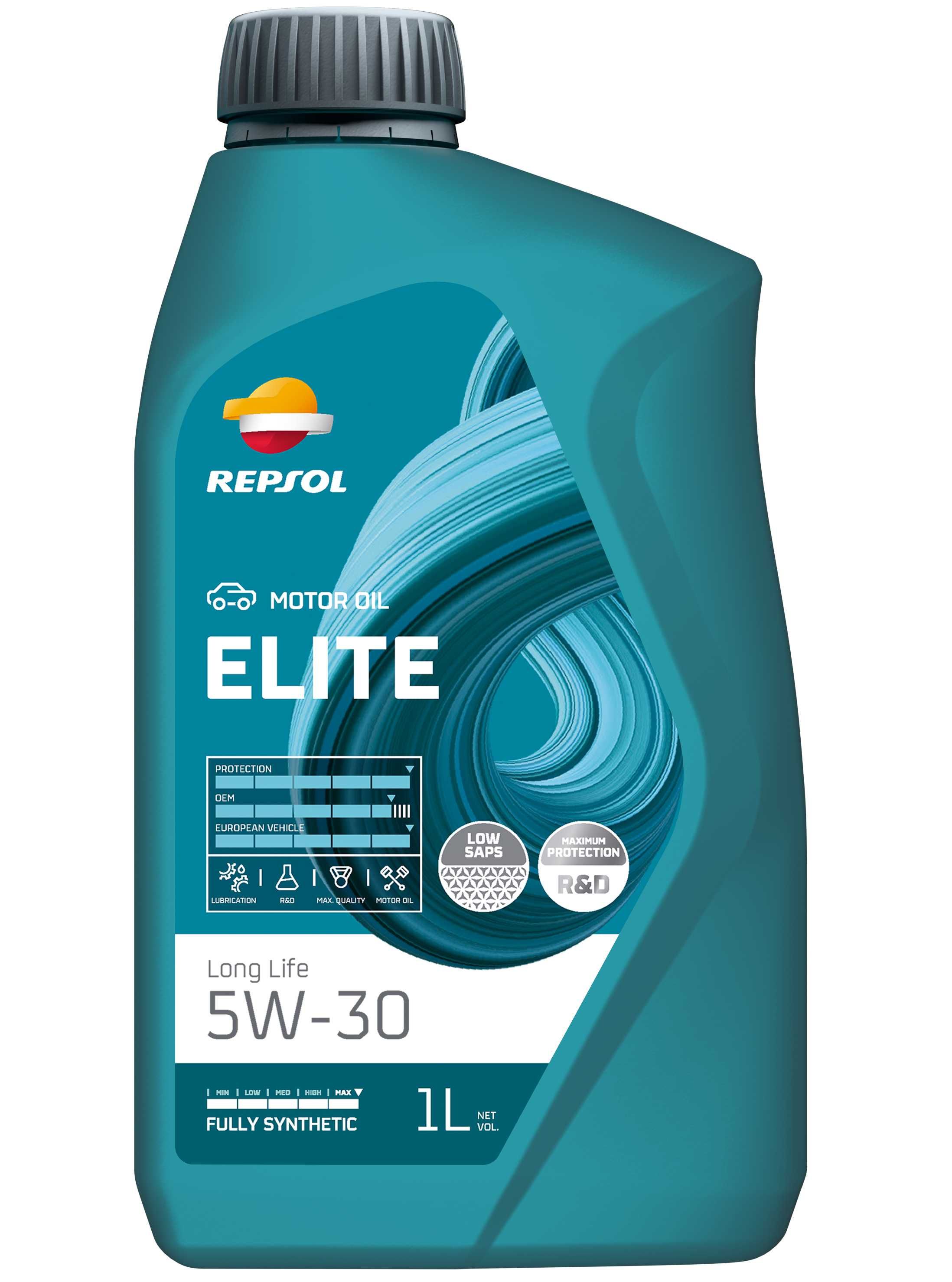 Двигателно масло REPSOL Elite Long Life 5W30-504.00/507.00 гр ...