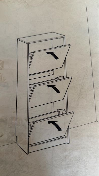 Обувница IKEA Bissa