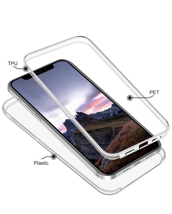 Husa CRYSTAL 360° fata + spate iPhone 13 , 13 Mini, 13 Pro, 13 Pro Max