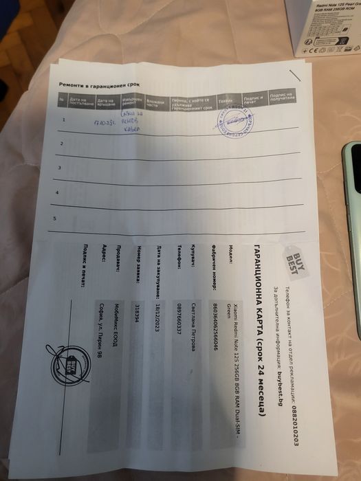 Телефон Xiomi Redmi note 12S