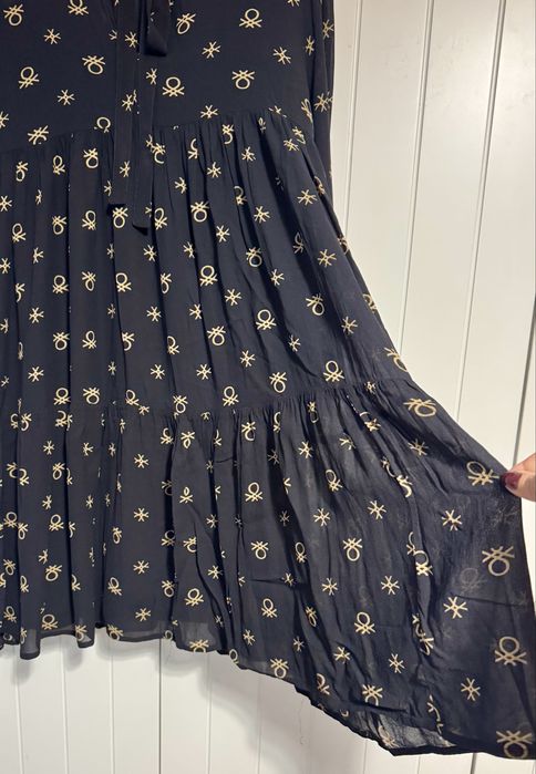 Benetton красива дамска рокля/туника,  размер M/L