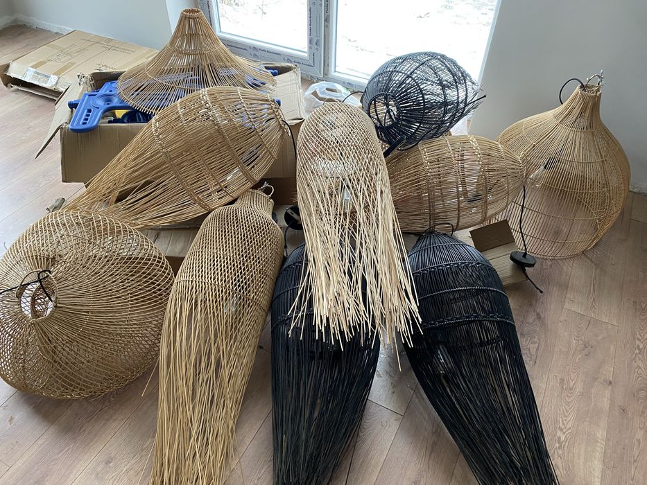 Продам ротанговые люстры