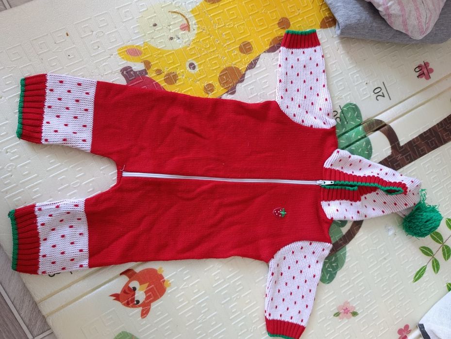 Костюм , комбинезон флис, курточка