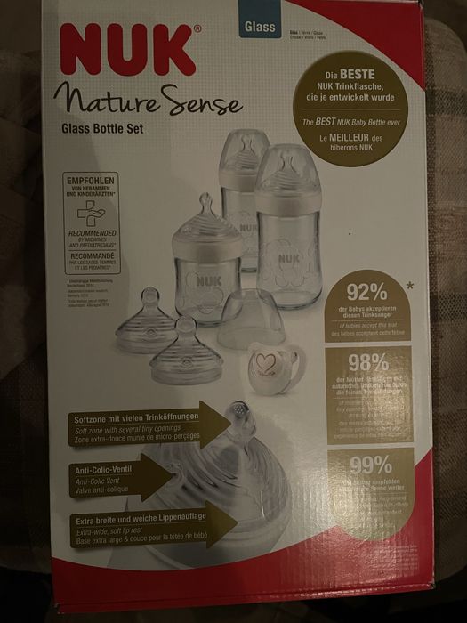 Нов Комплект бебешки шишета Nuk