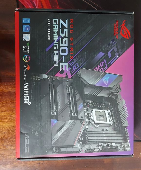 Комплект Asus rog strix z590-e gaming + i7-10700k
