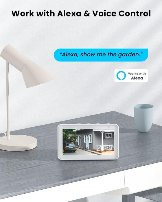 Camera supraveghere exterior/interior,ieGeek,2K 3MP WiFi CCTV,sigilat