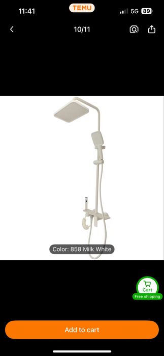 Shower set new, just open box