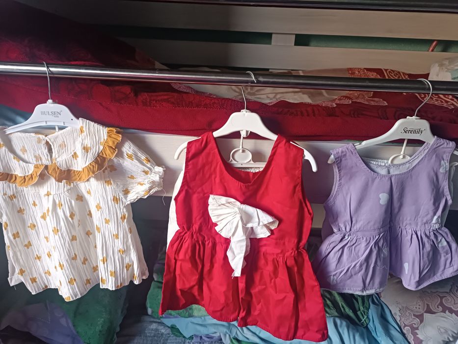 1,yoshdan 2 yoshgacha boʻlgan qizllar kiymillari