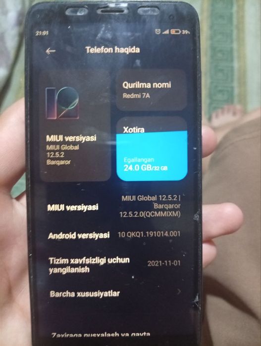Redmi 7A zor telefon