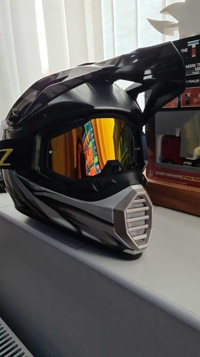 Casca Cross pentru Motociclete, MX/Enduro, Atv   +ochelari