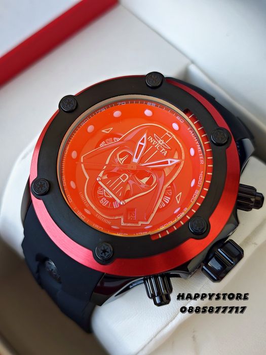 INVICTA Star Wars Darth Vader Limited edition 52 mm, Инвикта нов мъжки часовник