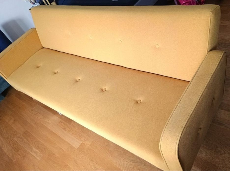 Canapea extensibila Daruma 3 locuri model retro midcentury