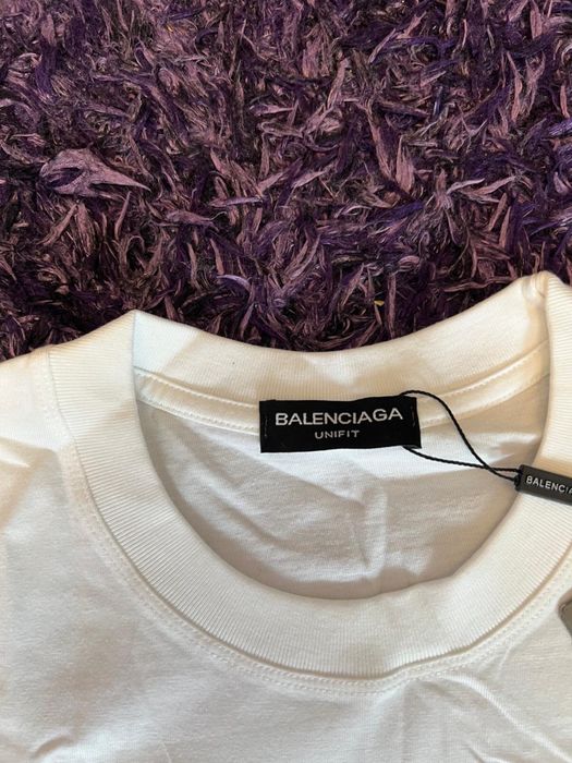 Tricou Balenciaga alb