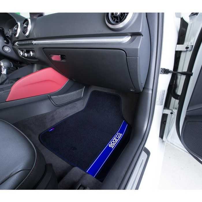 Стелки Automat, Мокет, Универсални, Черен със син, 4бр