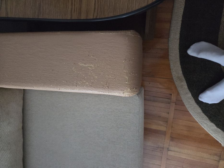 Vand canapea extensibila +lada depozitare impecabila + 2 fotolii