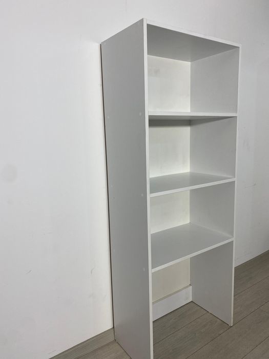 Etajeră Albă 67 cm; Bibliotecă; Dulap cu Rafturi