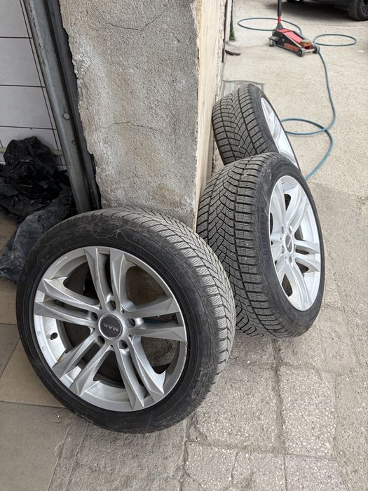 Jante MAK 5x120, r17, cauciucuri GoodYear - ca noi