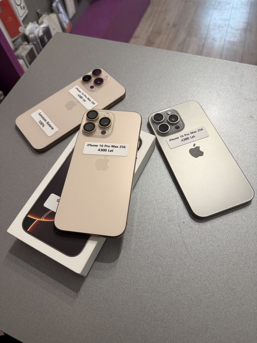 Magazin Vinde : Iphone 16 Pro Max 256gb