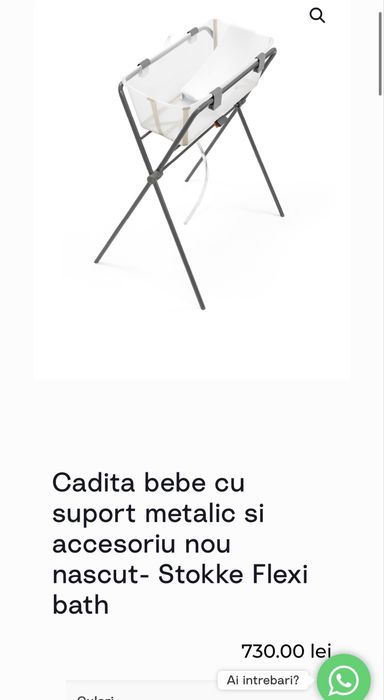 Cada pliabila Stokke bebe