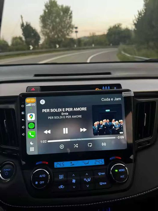 Navigație Android CarPlay Toyota RAV 4 2012-2017
