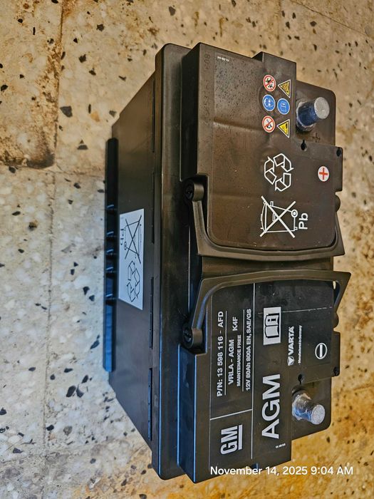 Baterie auto GM - Varta - AGM - 80Ah 800A