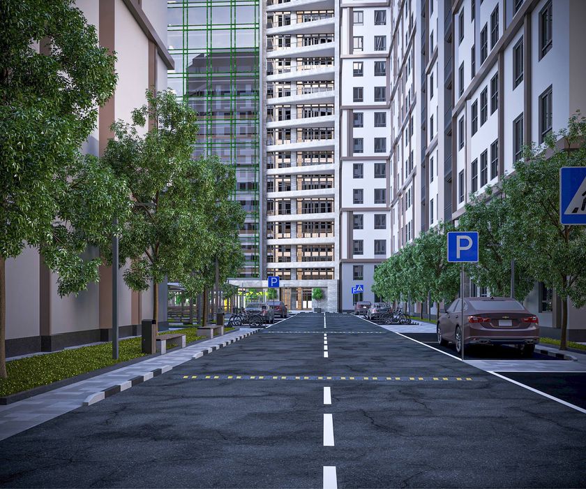 Maljaan Residence 2/15/21/49,4 м²/ коробка