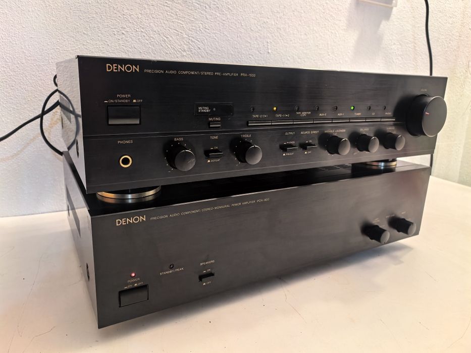 Preamplificator Denon PRA 1500 si amplificator Denon POA 800