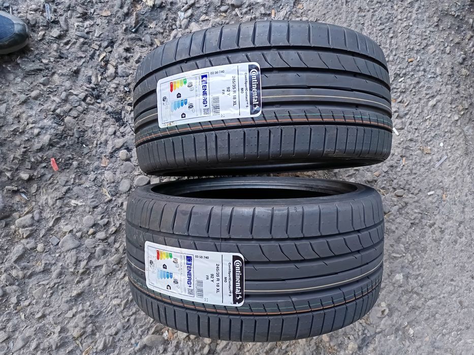 2бр.Нови летни гуми 245/35/18ц.Continental