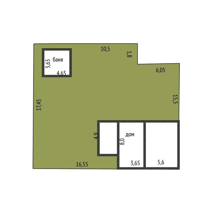Продам 3х ком . дом в центре Костаная