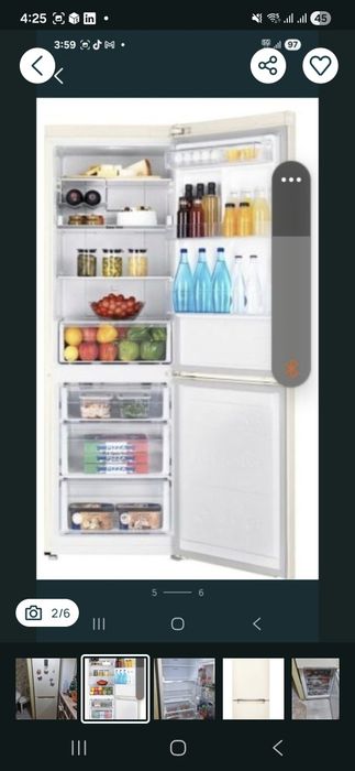 Combina frigorifica Samsung RB31FERNDEF, 310 l, Clasa A+, Full NoFrost