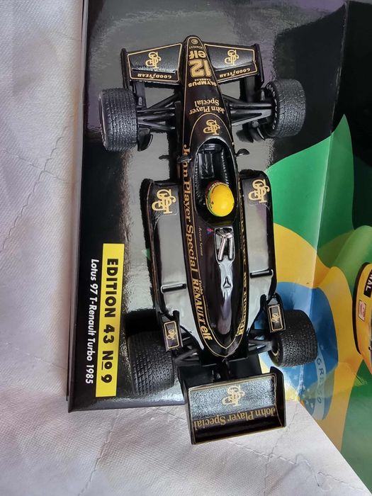 Ayrton senna lotus 97 T portuguese gp 1st win 1985 minichamps 1:43