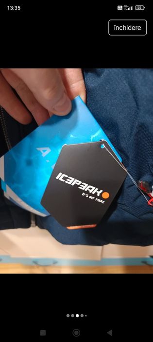Vând costum ski Icepeak nou