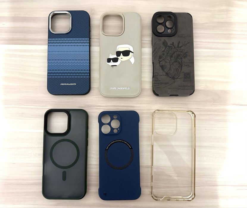 Huse protecție iphone 16 pro max mag safe, pitaka, Karl lagerfeld