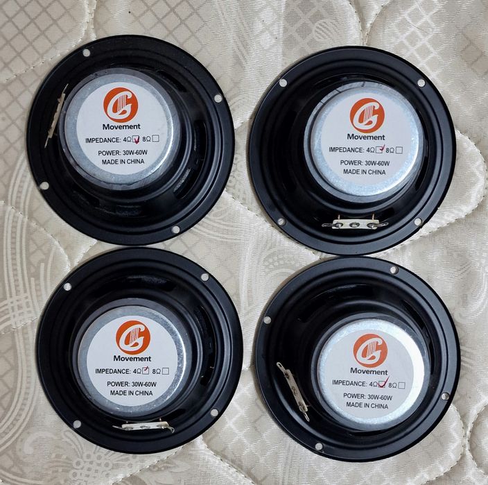 Динамики 10 см 4 шт