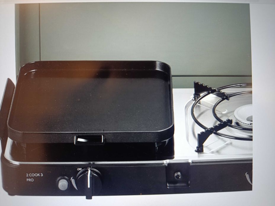 Двоен газов котлон Cadak Cook 2 Pro Deluxe със защита на бутона за газ