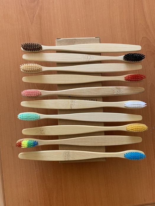 Детски четки за зъби от бамбук