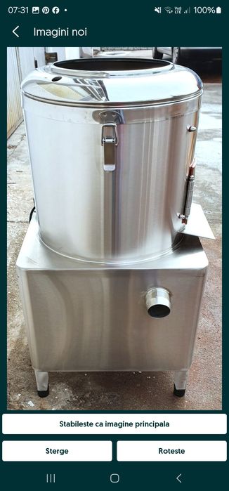 REDUCERE Masina electrica curatat cartof retea apa 15KG TRANSPORT INCL