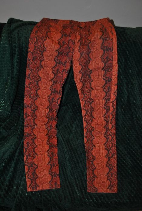Pantaloni snake print