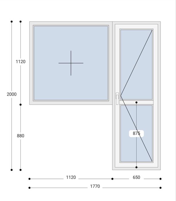 Окно пластиковое