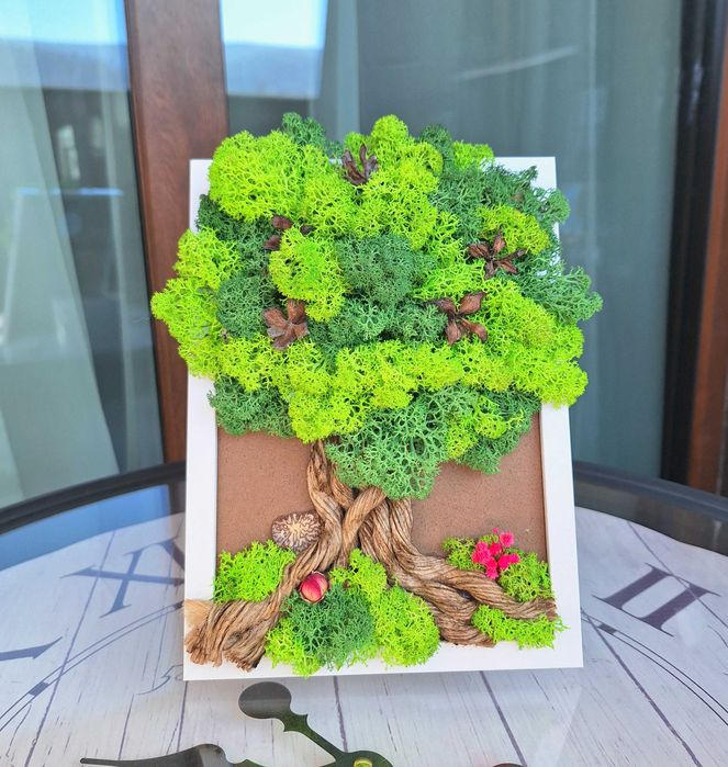 Декорации със скандинавски мъх