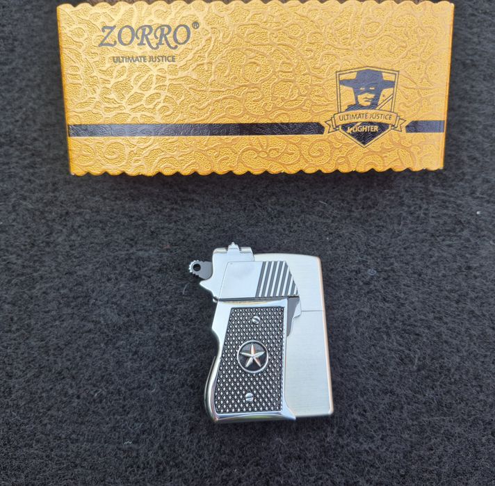 Бензинова запалка ZORRO в стилна подаръчна кутия