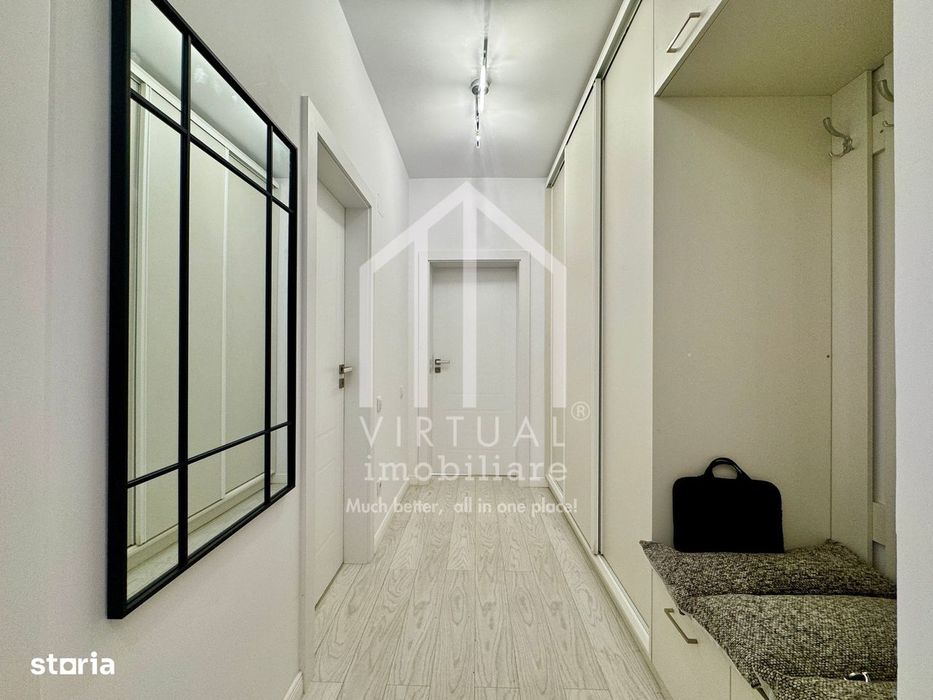 Apartament cu 2 camere, 55mp utili, 2 terase, lift, prima inchiriere