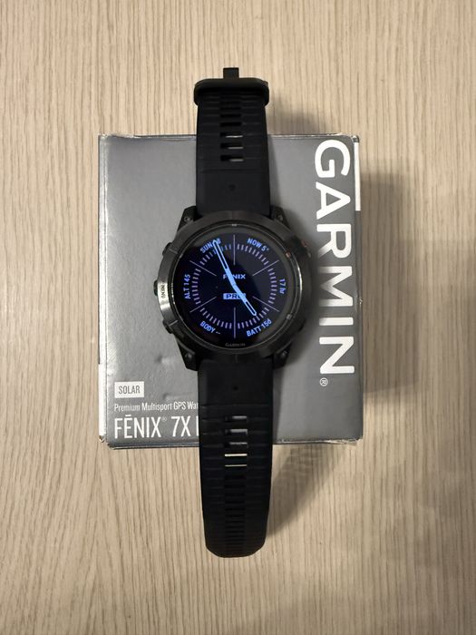 Ceas Garmin Fenix 7X Pro 51mm Solar Glass Slate Grey