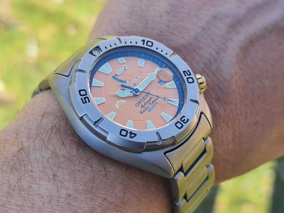 Orient M-force Diver 200m. Automatic Titanium
