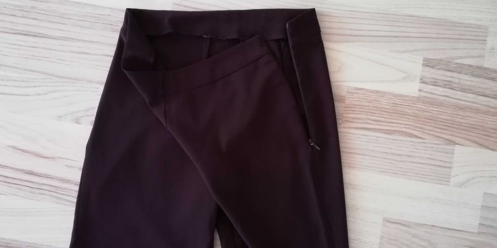 Vând pantaloni damă, grena, negru, bleumarin, maro 3/4