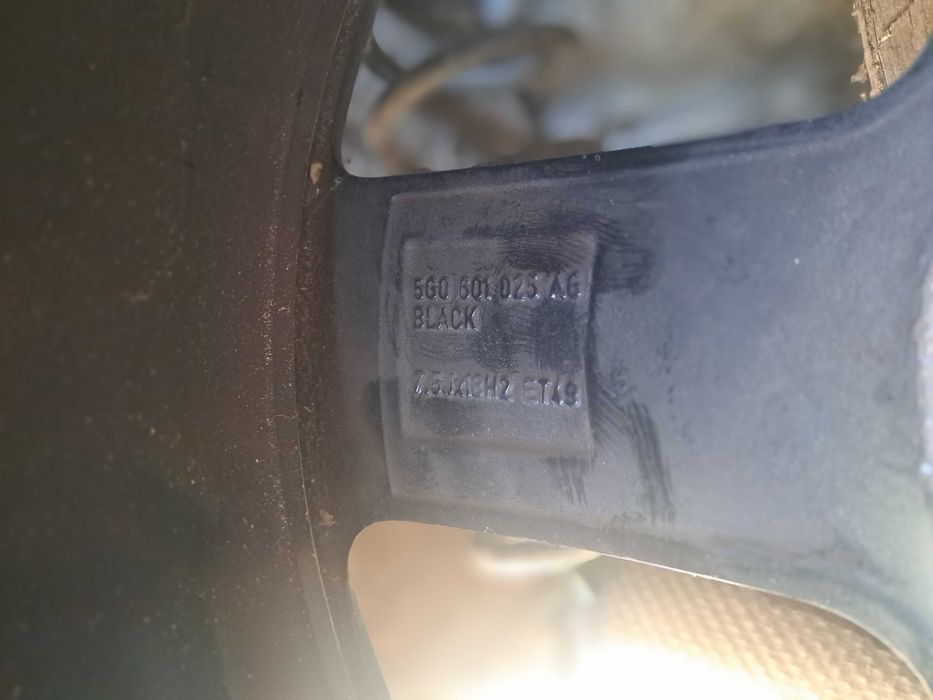 JANTE R18 Originale 5G0601025AG / BK - Model Cadiz - VW Golf 7 R Line
