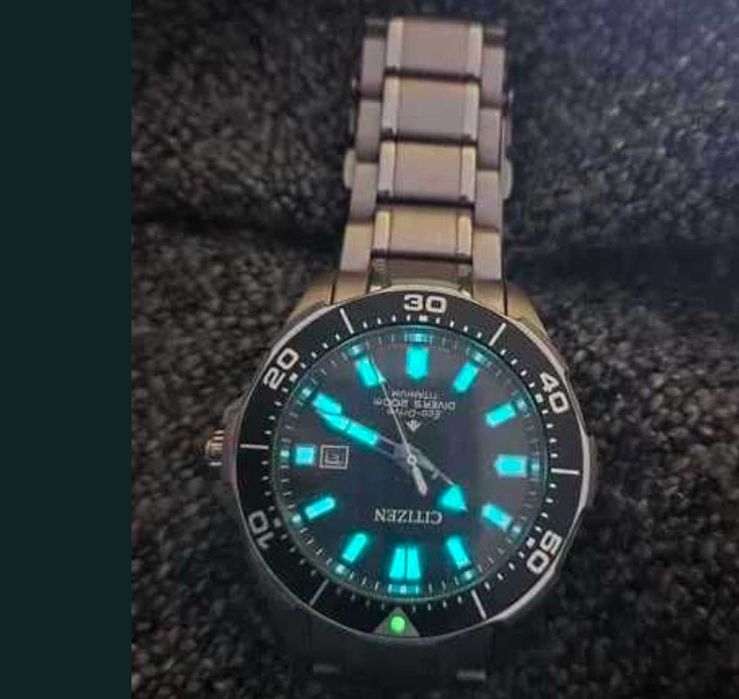 Ocazie _Ceas Citizen, solar -titan peste tot 100 gr !